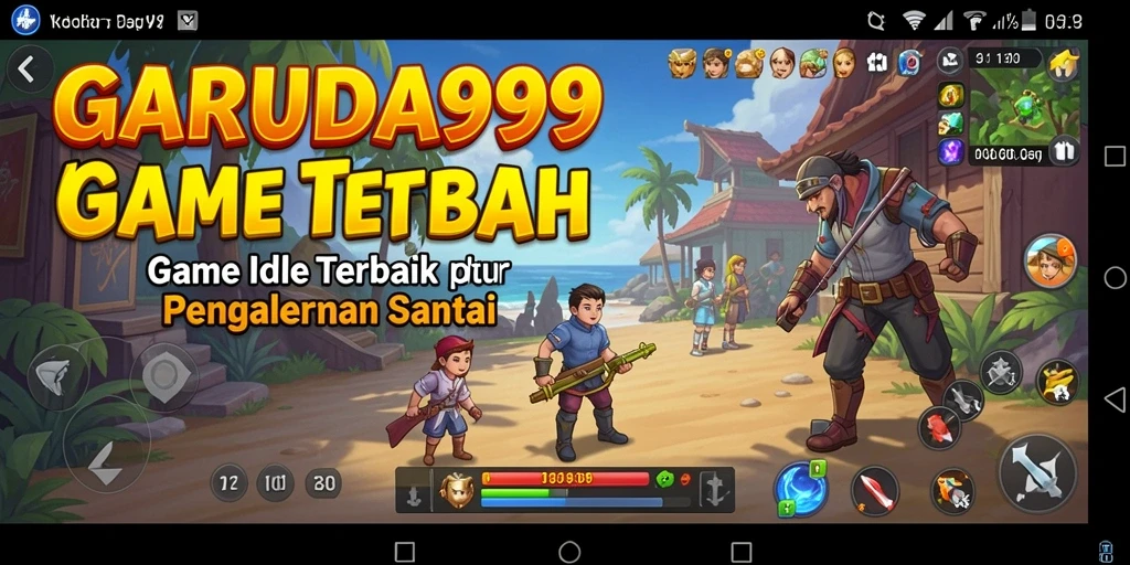 Tampilan gameplay menarik dari GARUDA999 yang penuh warna.