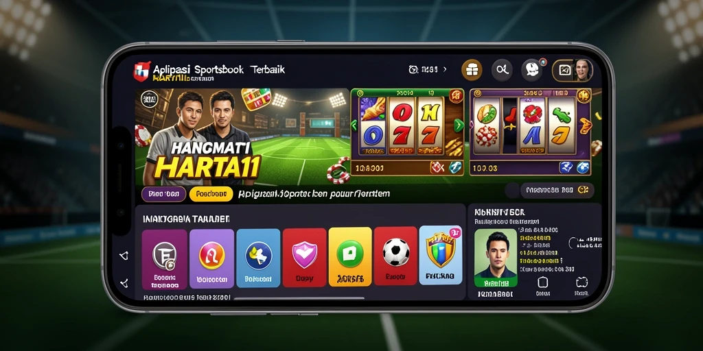 Tampilan antarmuka pengguna HARTA11 saat bermain Sportsbook.