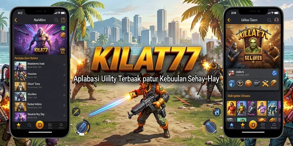 Tampilan antarmuka KILAT77 yang intuitif dan mudah digunakan.