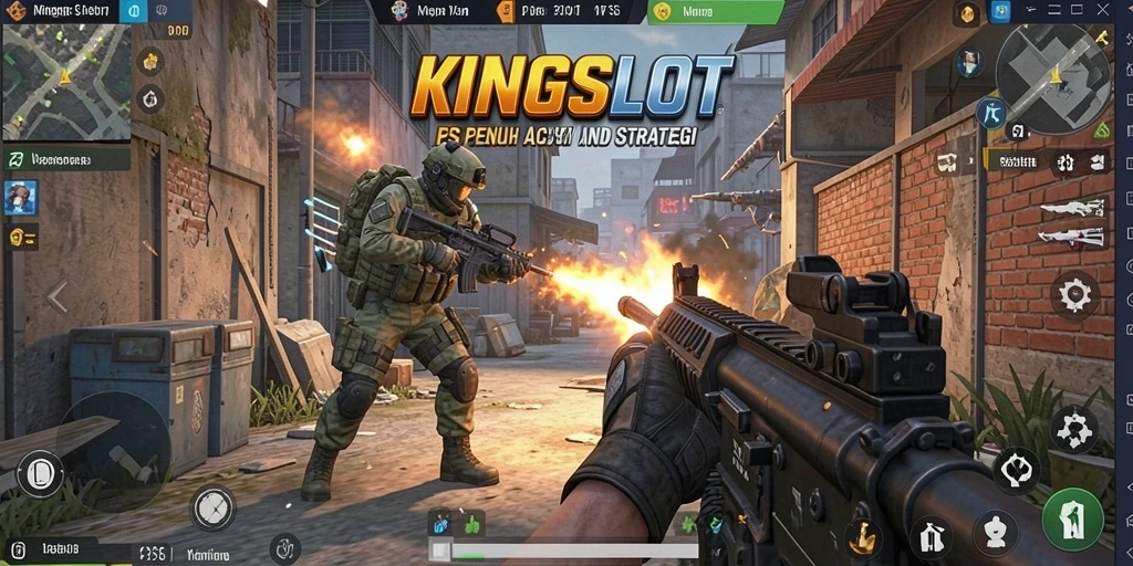 Gameplay mendebarkan di KINGSLOT, rasakan adrenalin dalam setiap pertempuran.