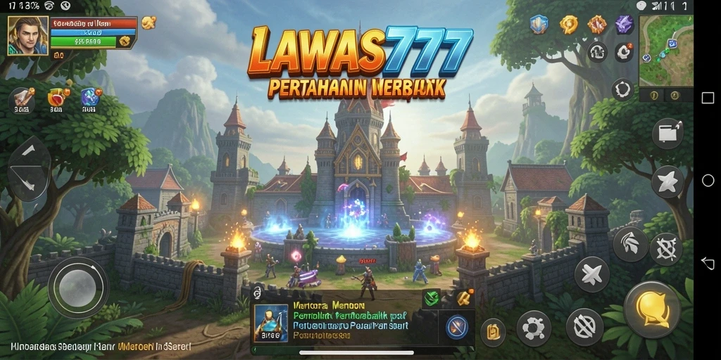 Tangkapan layar menampilkan intensitas gameplay dalam LAWAS777.