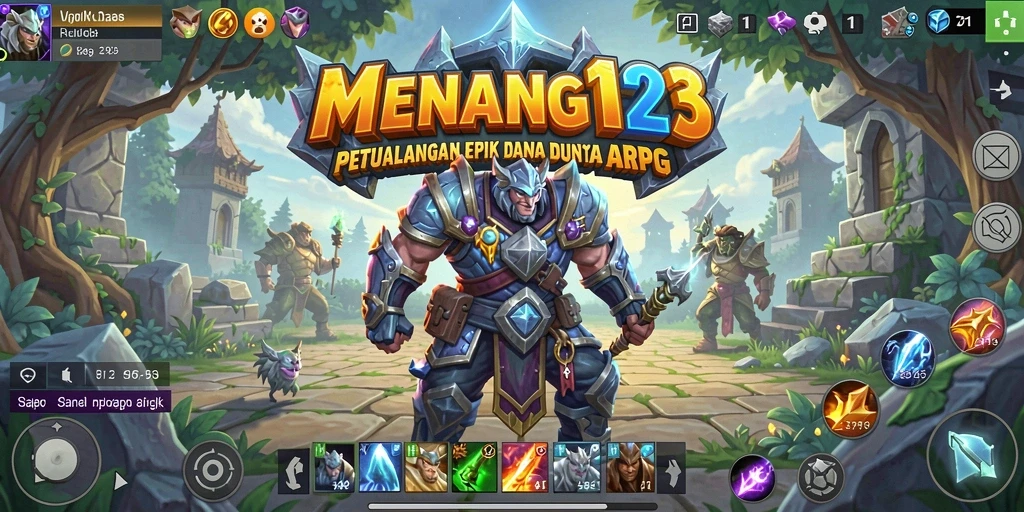 Tampilan menakjubkan dari pertempuran ARPG di MENANG123.