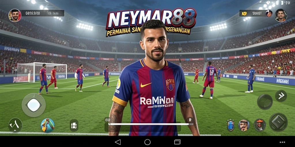 Tampilan gameplay NEYMAR88 yang seru dan penuh warna.