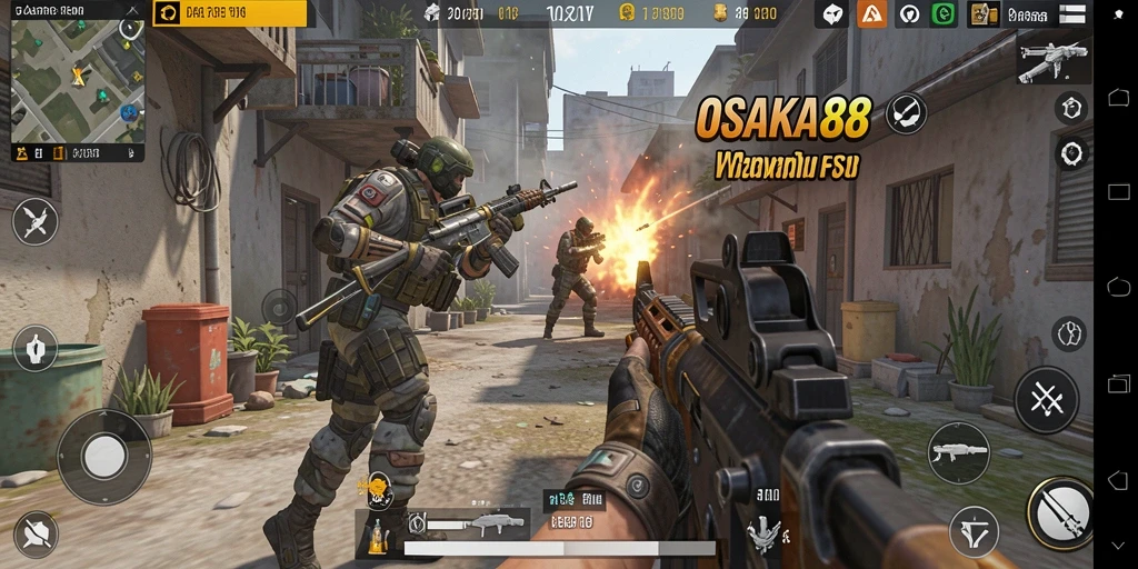 Tampilan gameplay OSAKA88 yang penuh aksi dan seru.