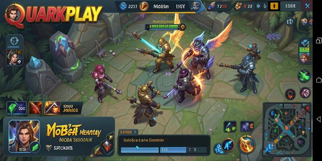 Gameplay seru dan menarik di arena MOBA.