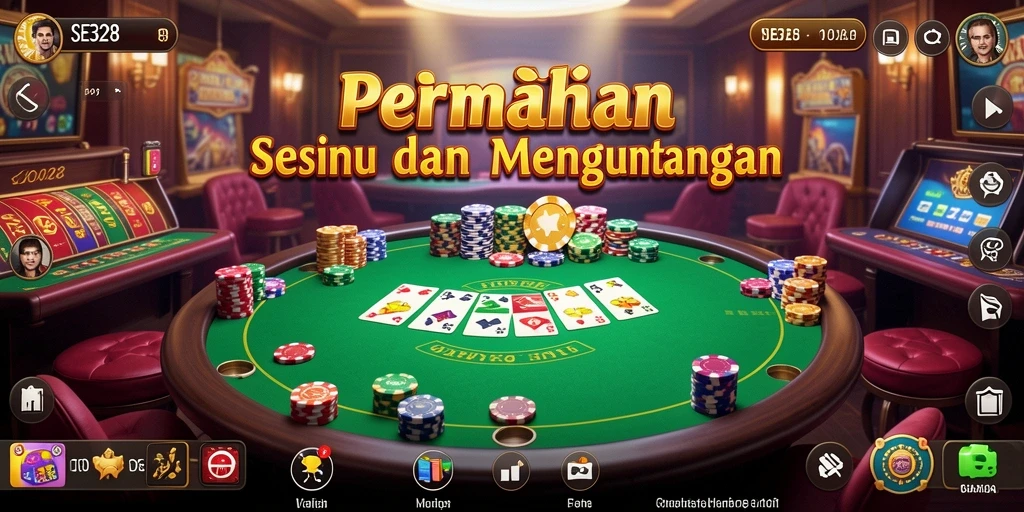 Gameplay menarik dalam aplikasi Kasino SE328 yang memukau.