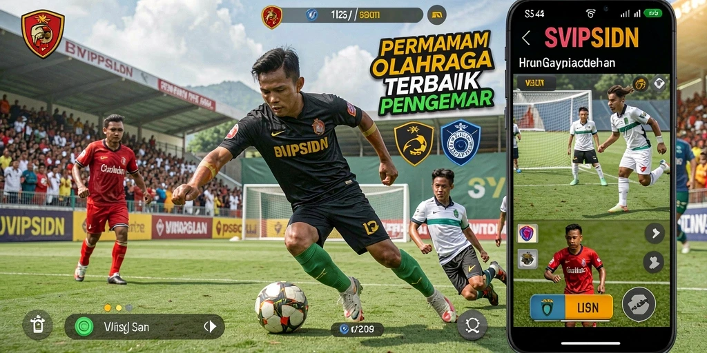 Tampilan gameplay seru dalam SVIPSIDN yang menghadirkan olahraga nyata.