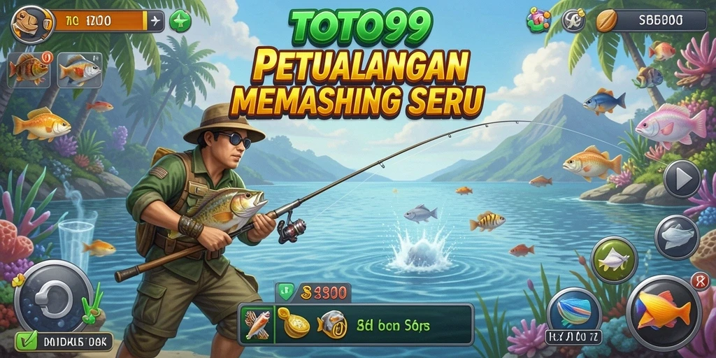Gameplay TOTO99 menampilkan pengalaman memancing yang realistis dan luar biasa.
