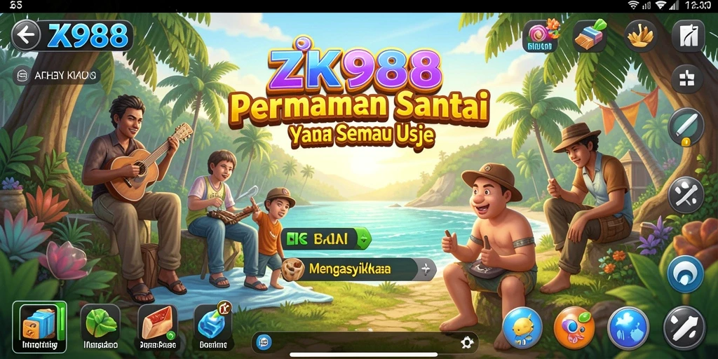 Tangkapan layar gameplay ZK988 yang menyenangkan dan interaktif.